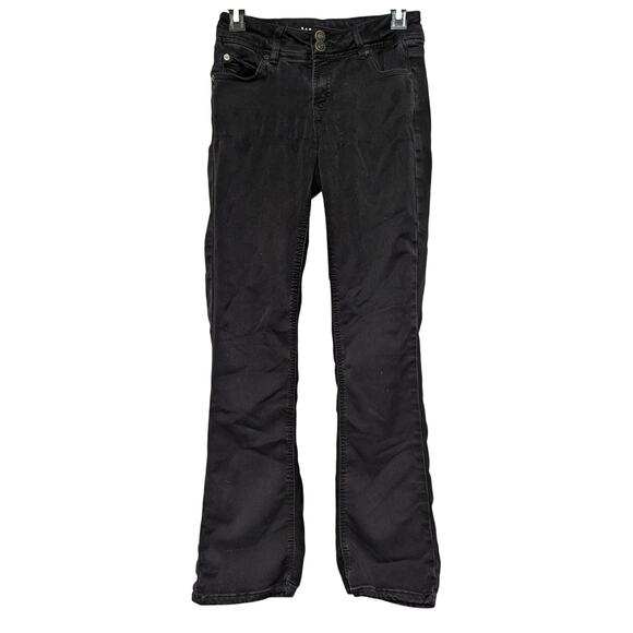 WallFlower Jeans Womens 3 Black Luscious Curvy Bootcut Stretch Juniors Zip Fly - Picture 1 of 11